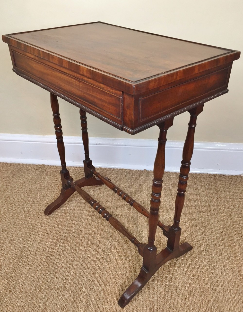 A George 1V mahogany side table circa 1825 