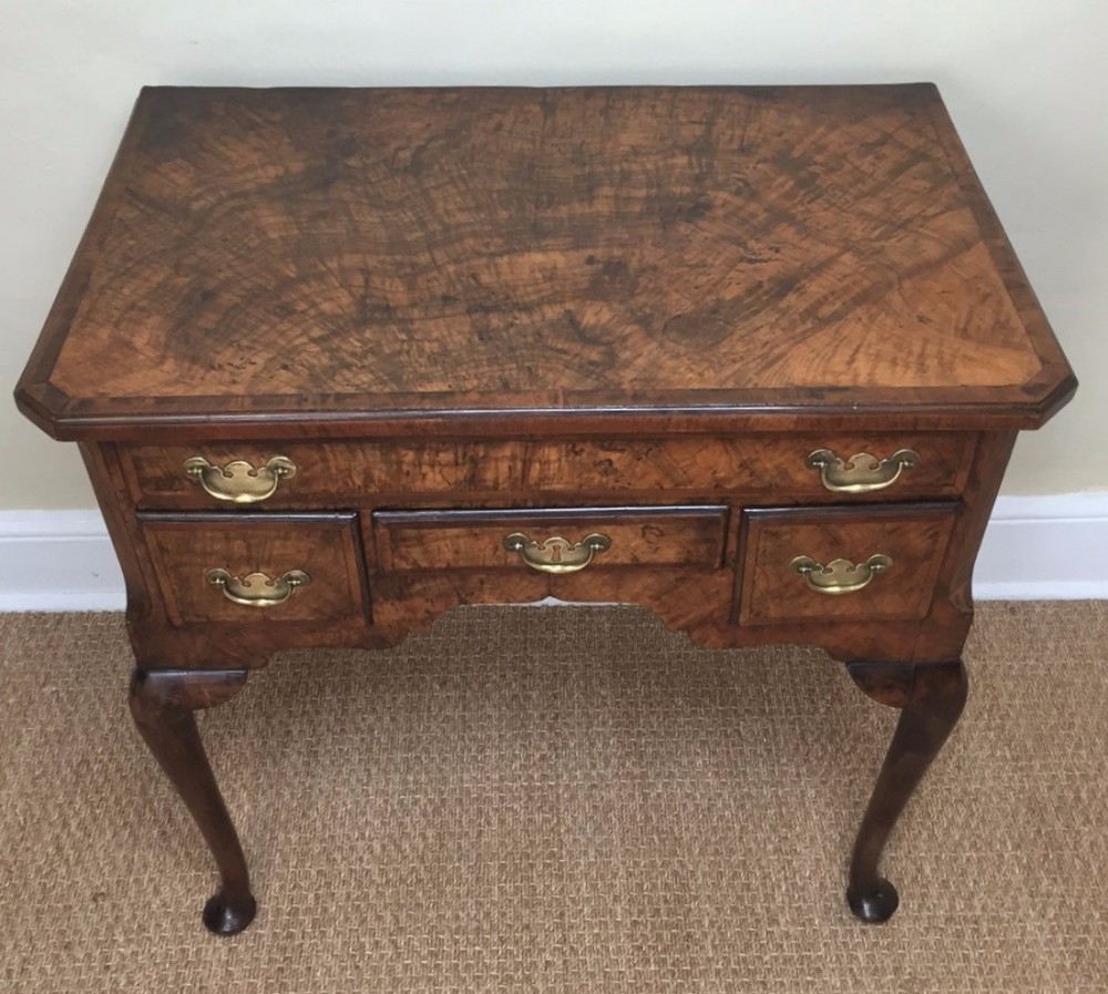 A George 1 walnut lowboy circa 1740 in lovely original condition