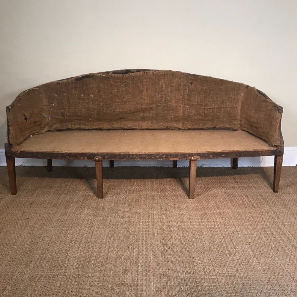 A George 111 Sheraton period mahogany sofa c 1790 
