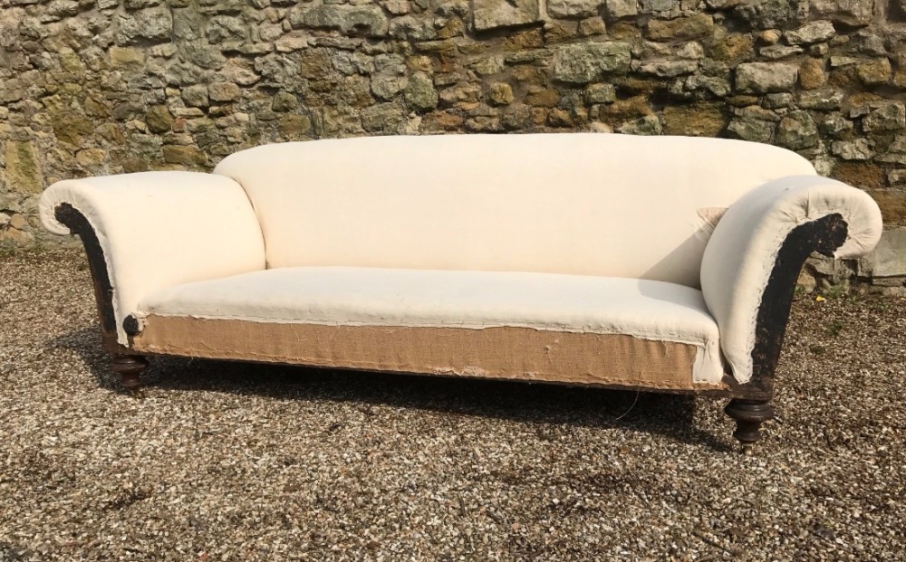 A late Victorian mahogany country house sofa circa 1890 