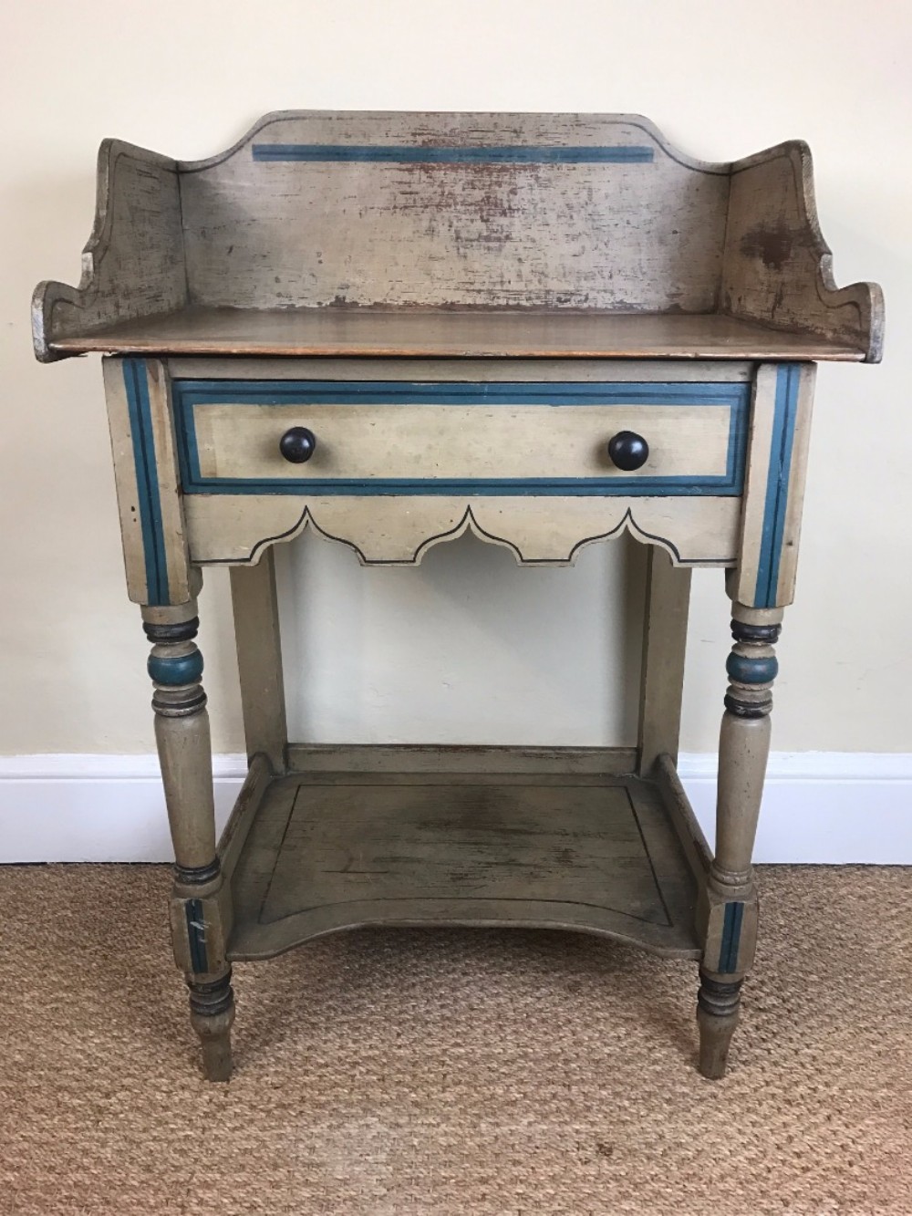A late Regency painted washstand circa 1830.