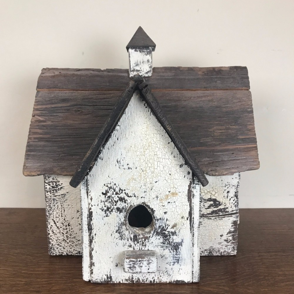 A late Victorian primitive painted model of a cottage circa 1900