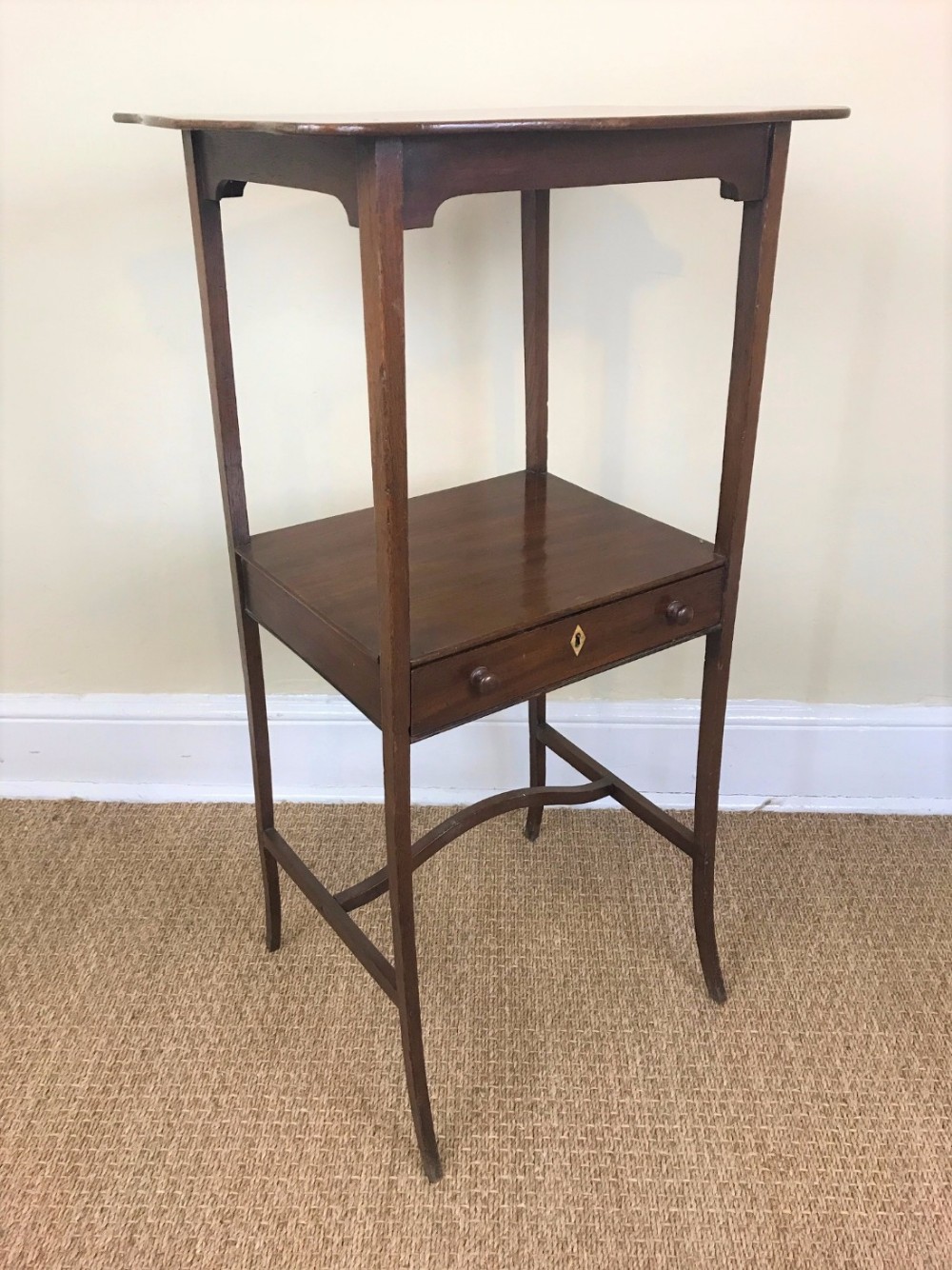 A George 111 mahogany two tier table circa 1790