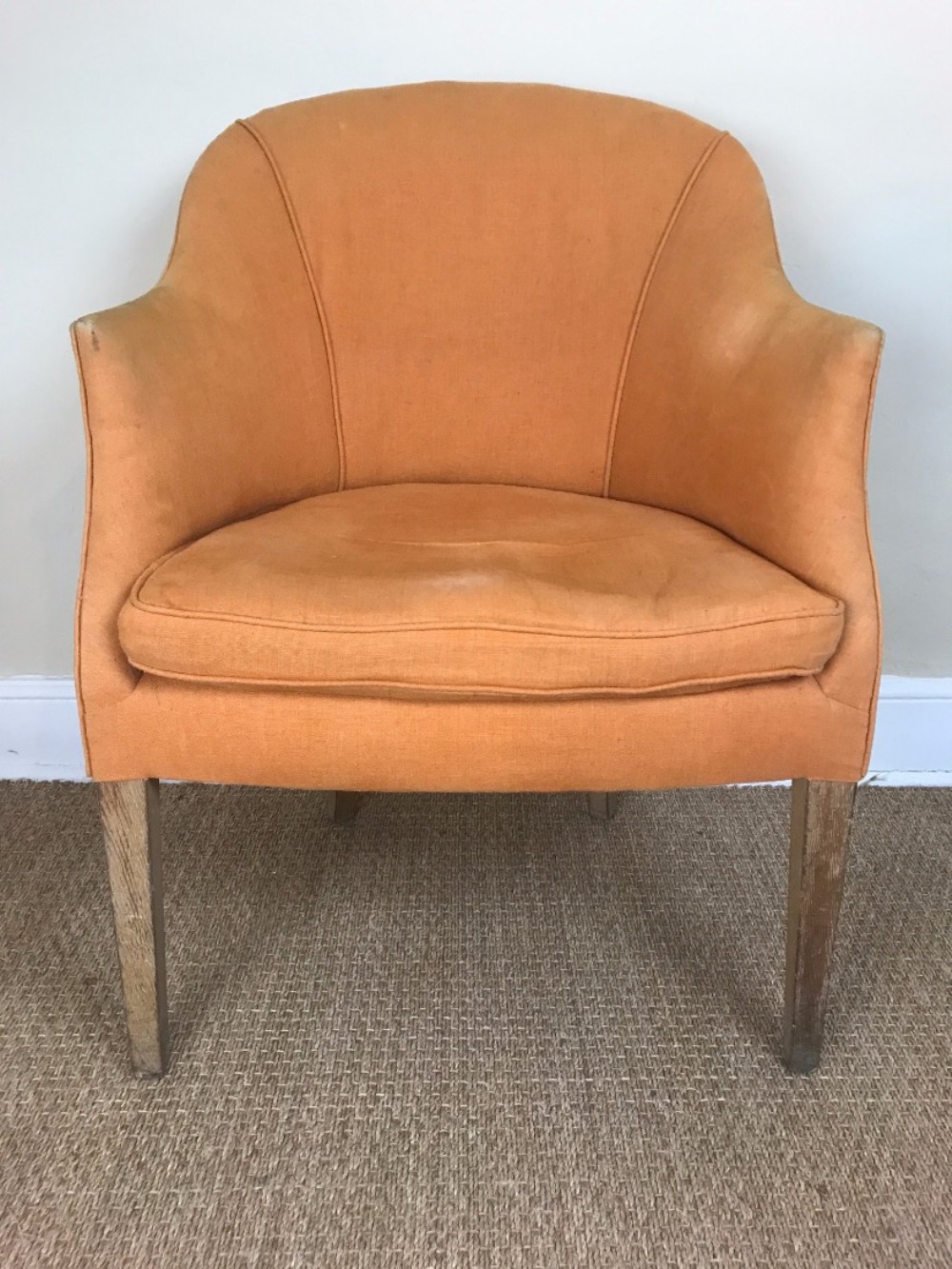 A George 111 painted beech desk chair circa 1790
