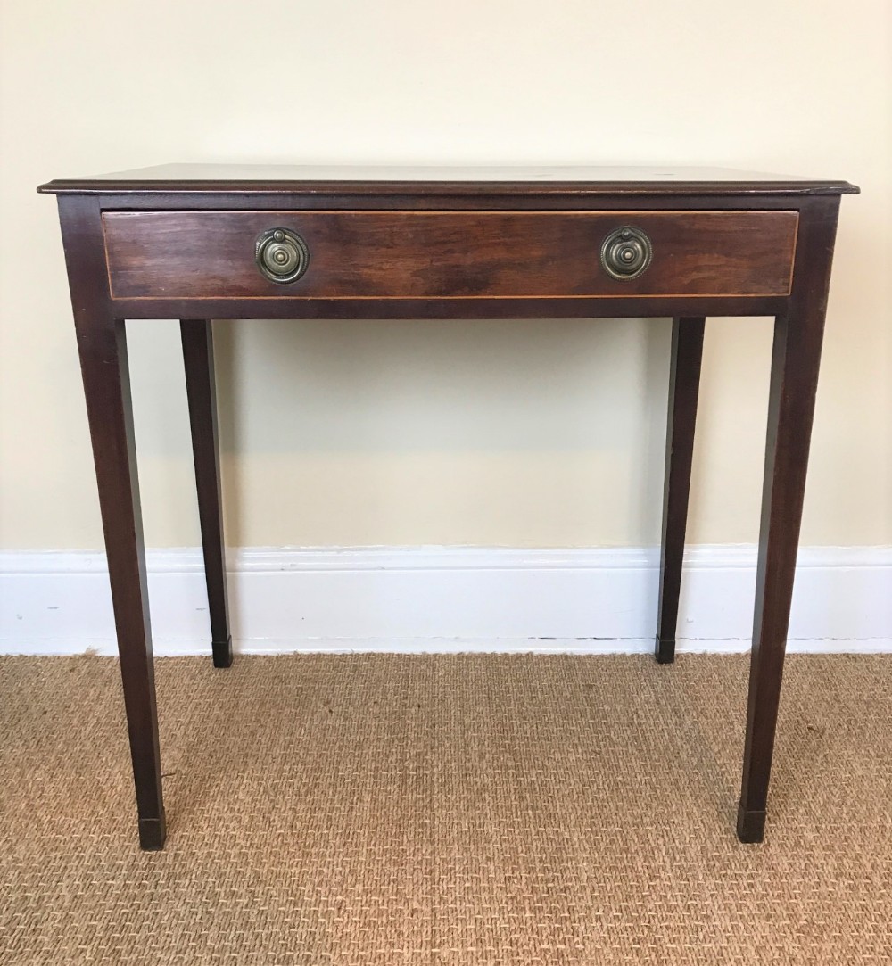 A George 111 mahogany side table circa 1800