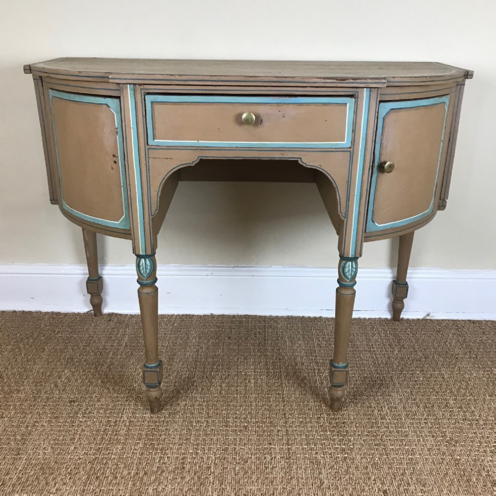 A Regency painted pine dressing table circa 1820