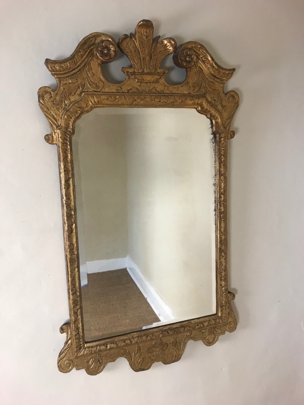A George 11 gilt pier mirror circa 1740