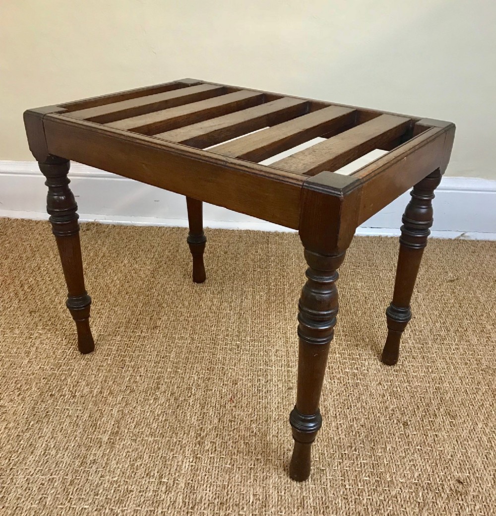 A good Victorian mahogany Luggage Rack circa 1860.