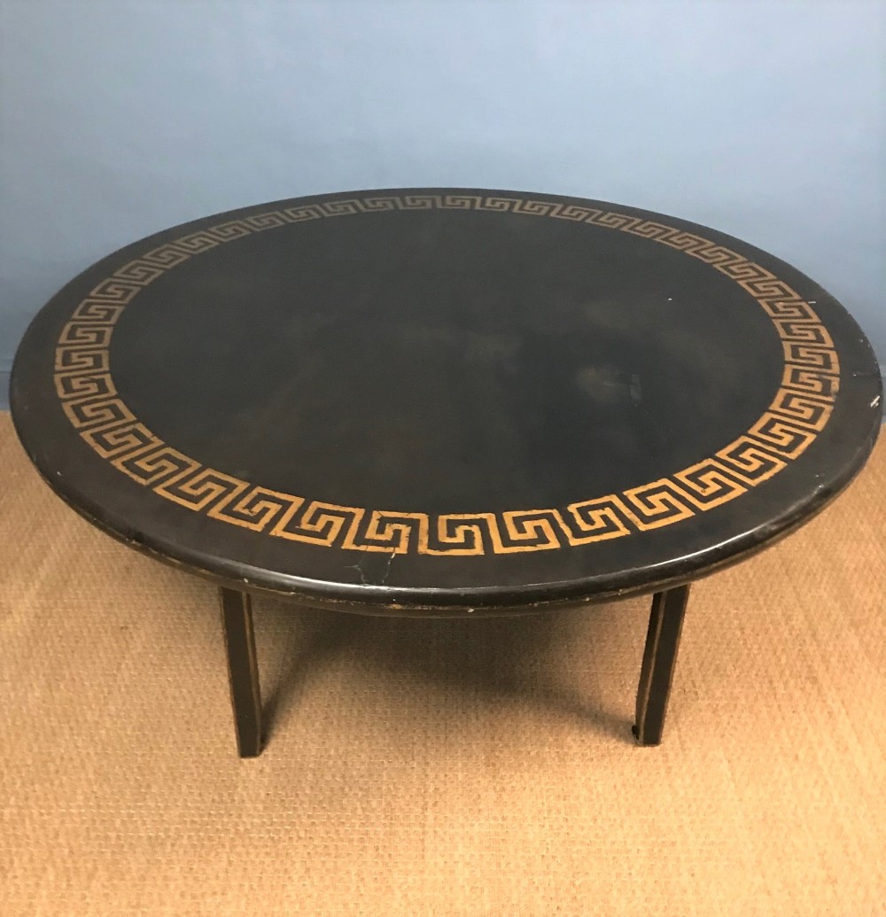 A large Anglo Chinese Export lacquer table circa 1850