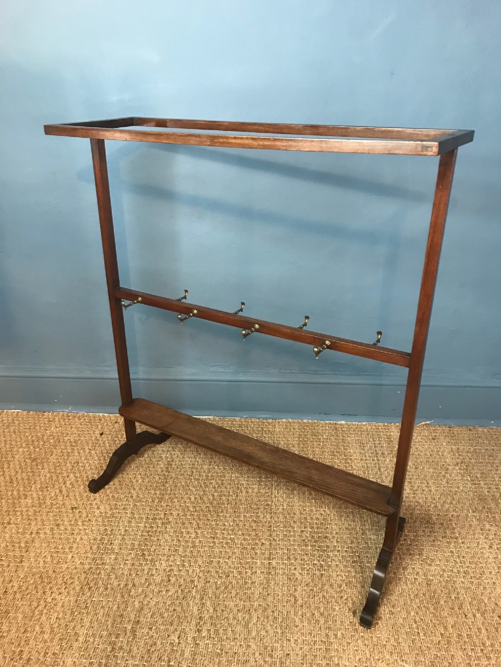A George IV mahogany towel rail circa 1820 