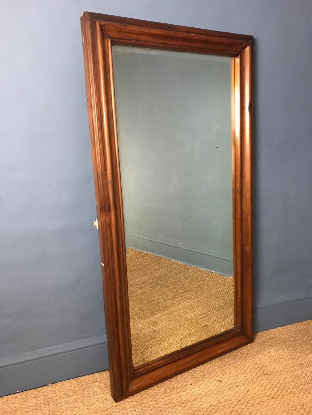 A large Victorian mahogany mirror circa 1880