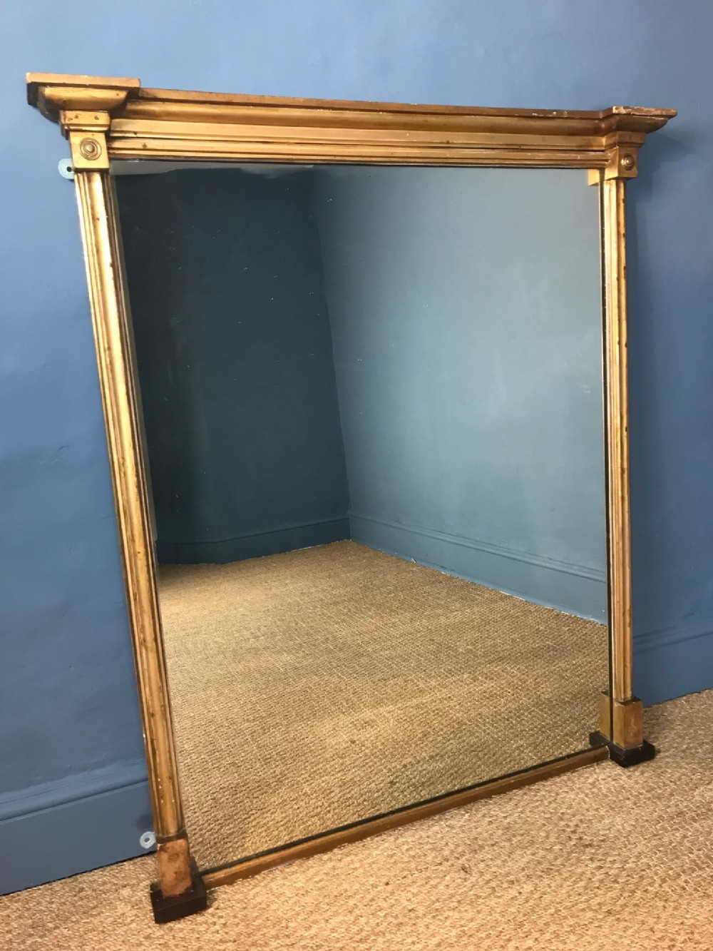 A George IV gilt overmantel Mirror circa 1830