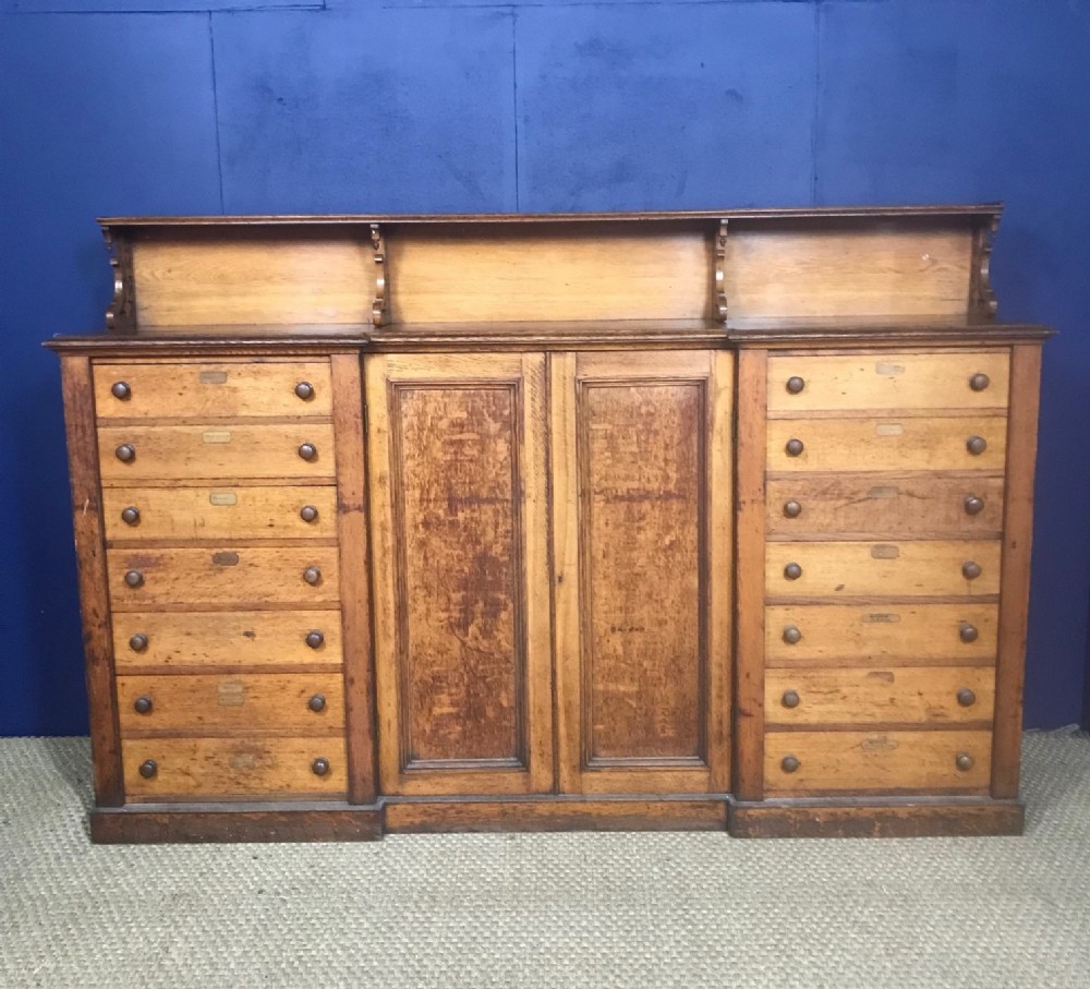 A Scottish Oak Country House Estate Cabinet circa 1850