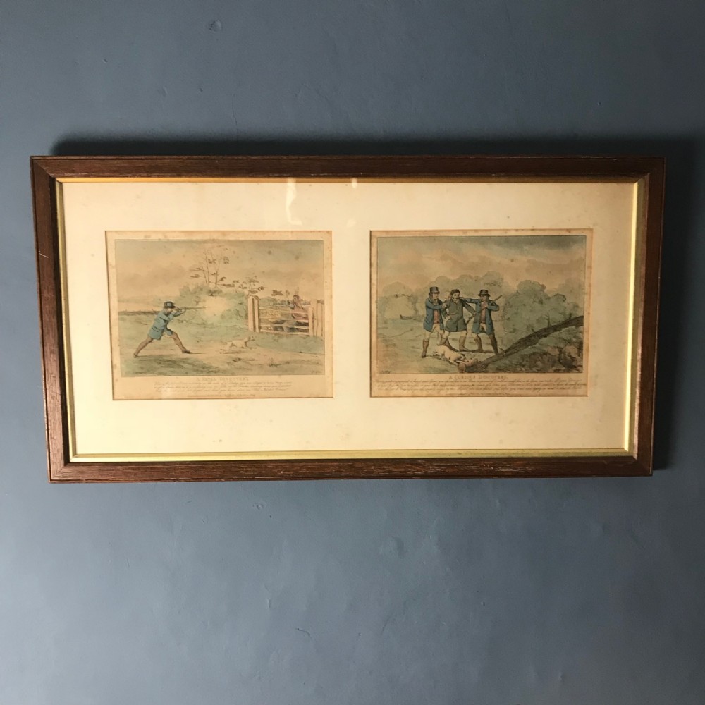 A set of 6 early 19th c Sporting Prints by Henry Alken