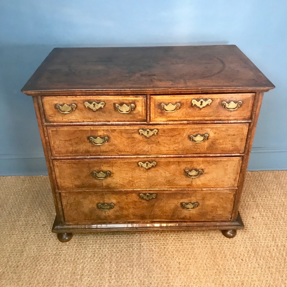 A William and Mary walnut Chest of drawers circa 1700 