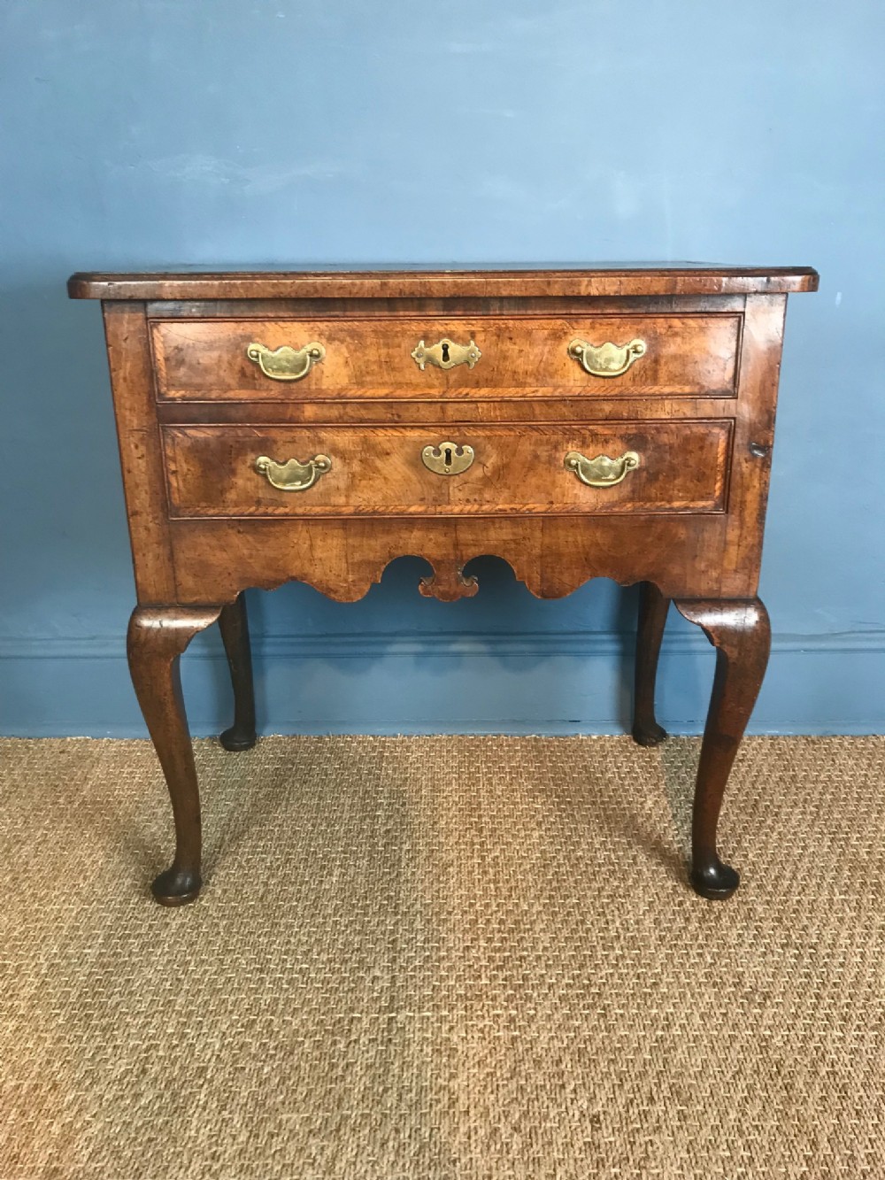 A George 1 walnut lowboy circa 1725 in lovely original condition