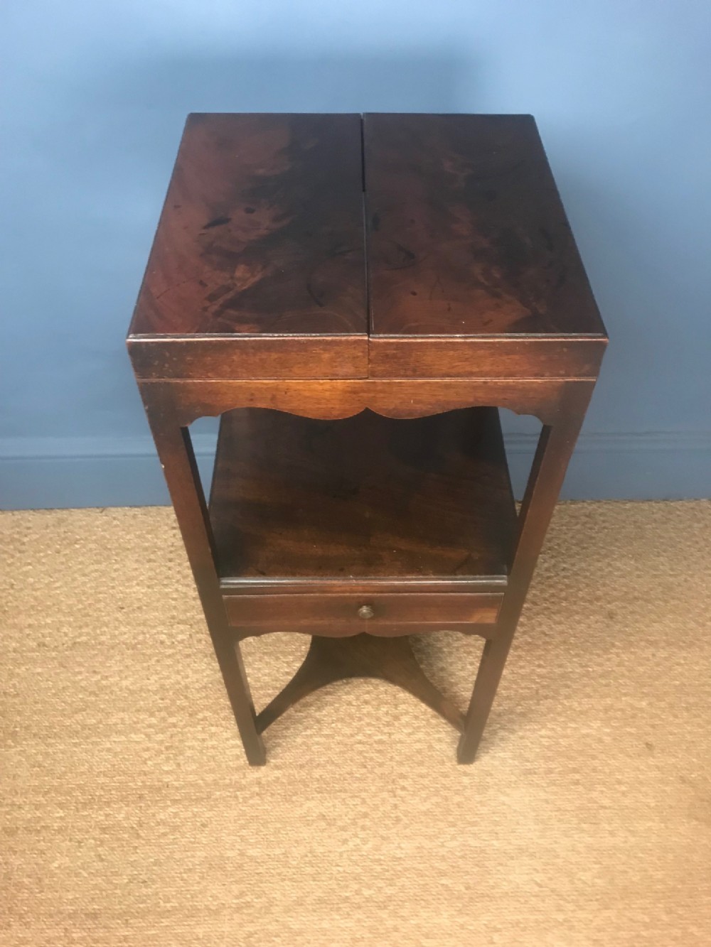 A George 111 mahogany night table circa 1790