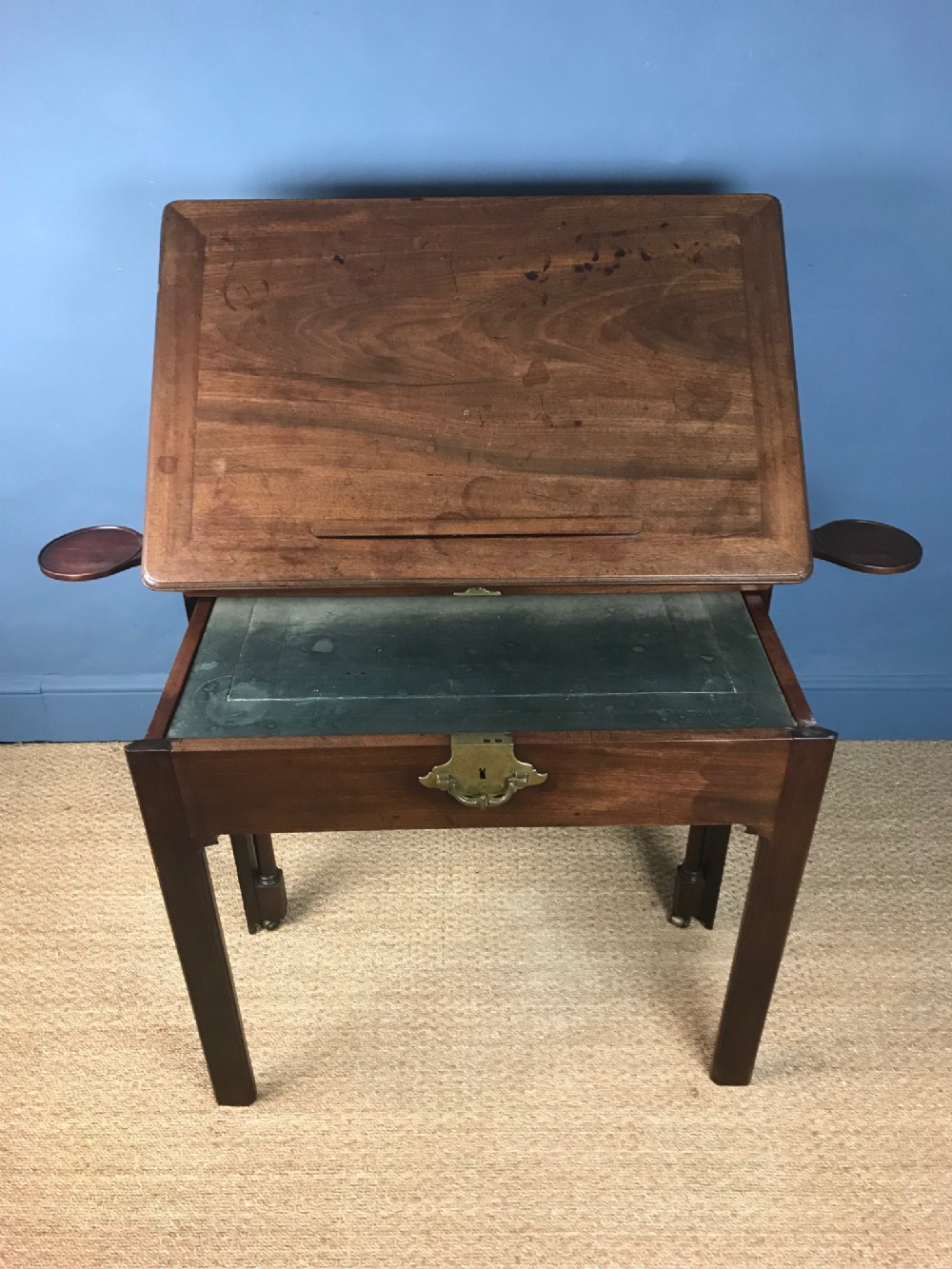 A George 11 mahogany architects table circa 1750