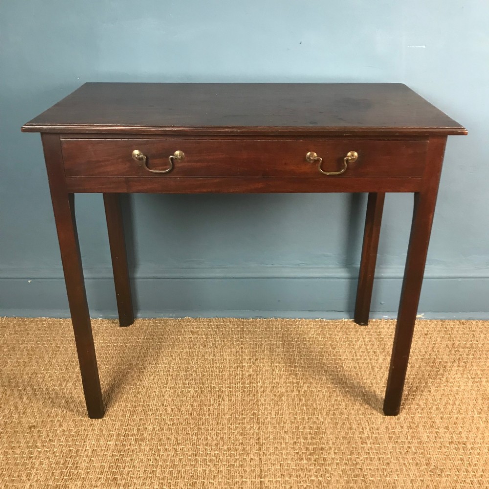 A George 111 mahogany side table circa 1780 