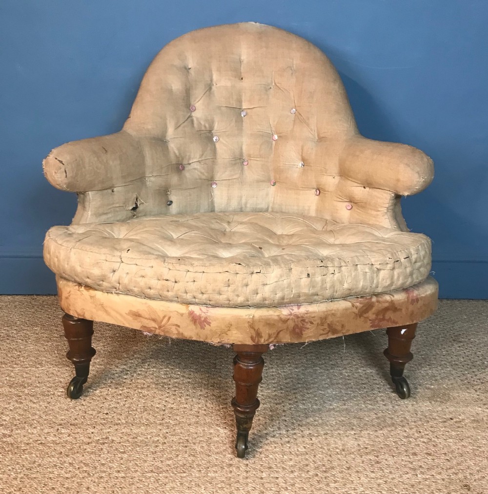 An unusual William IV simulated rosewood corner chair circa 1835