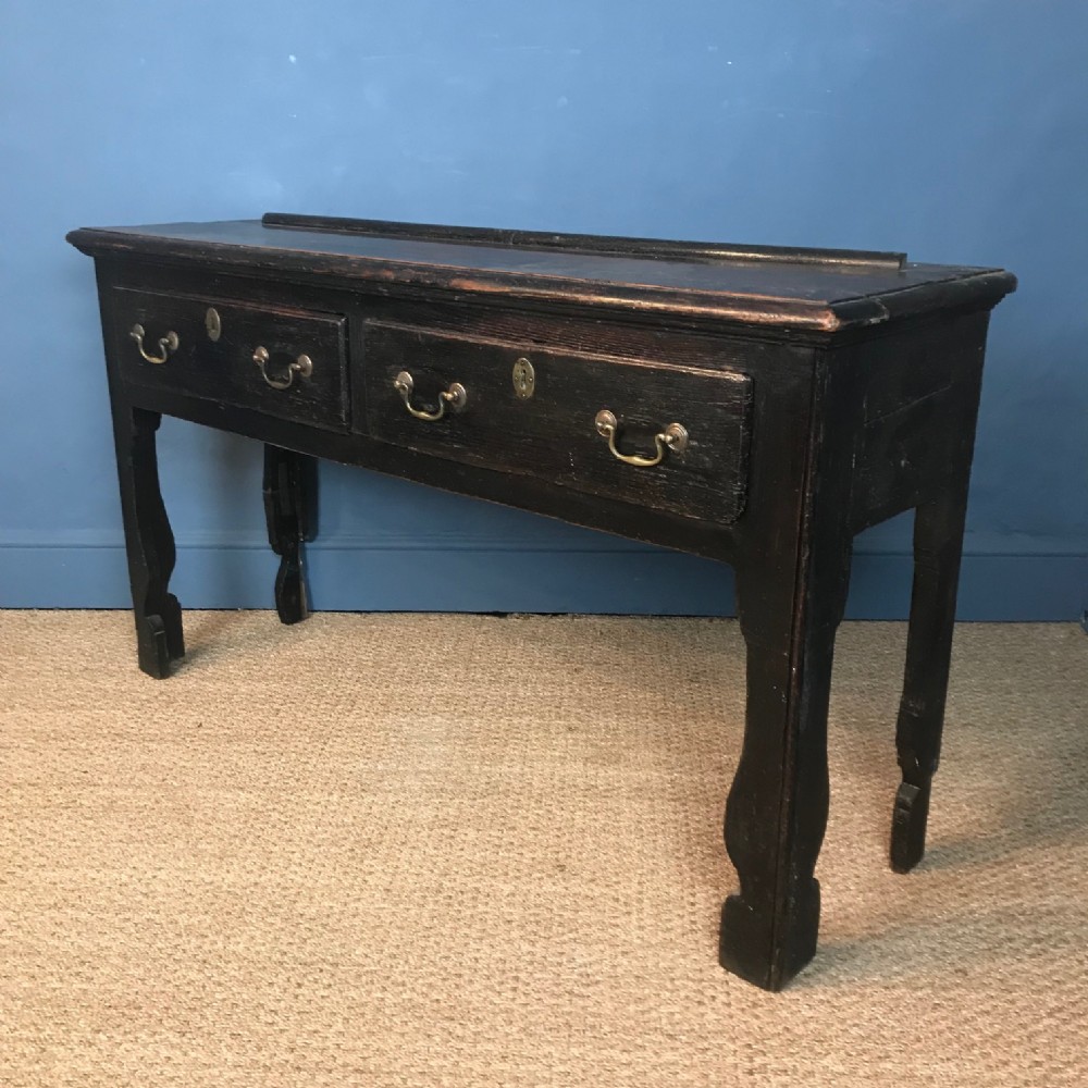 A small late Georgian Devon Painted Pine Dresser circa 1830