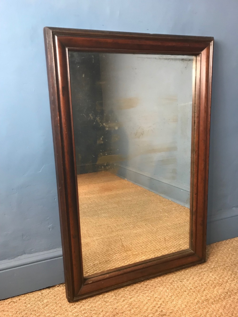 An early Victorian mahogany mirror circa 1850