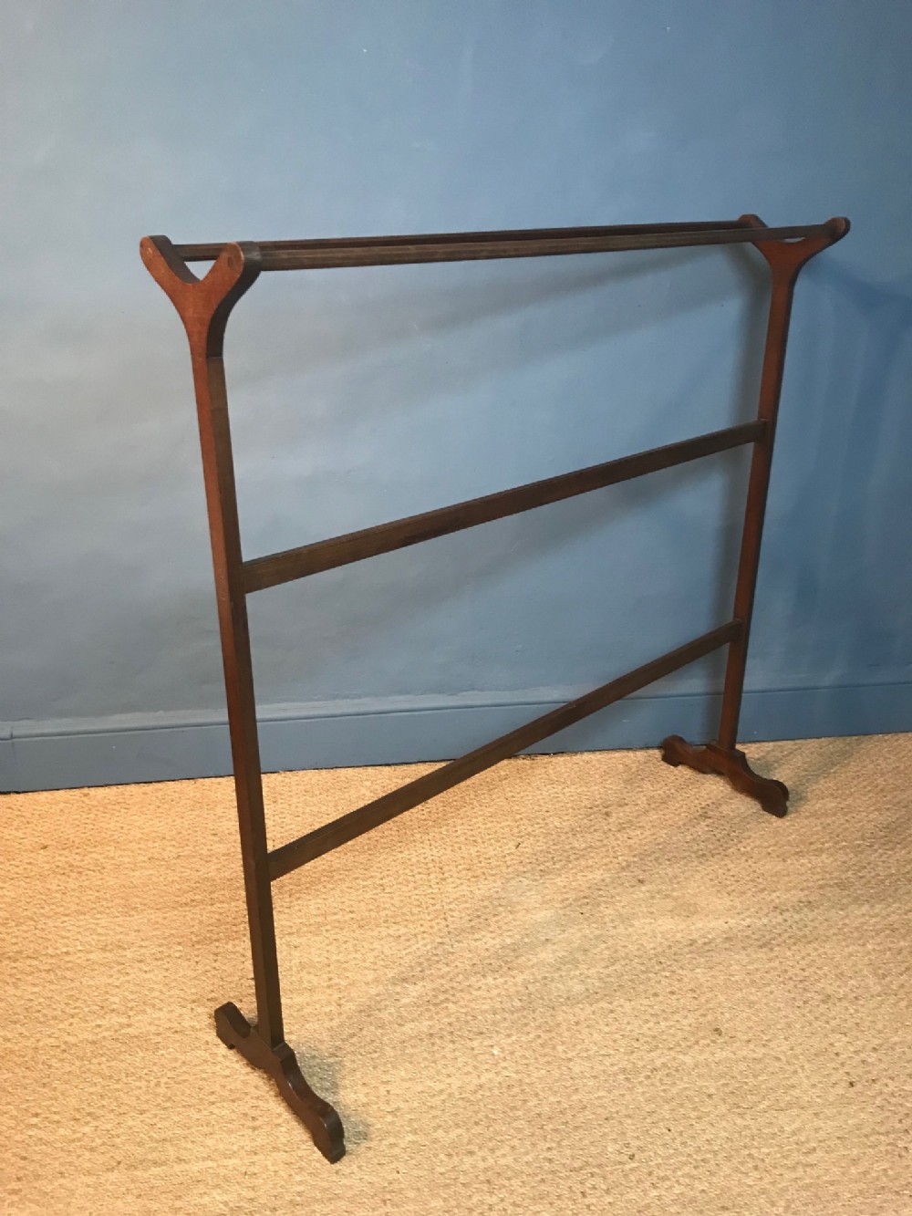 A large Regency mahogany Country House towel rail circa 1820