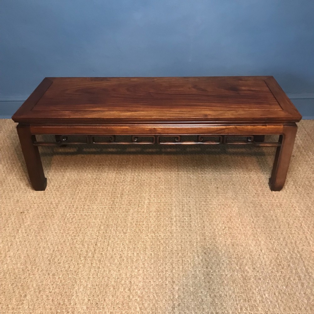 A Chinese Padouk low table circa 1920 View II