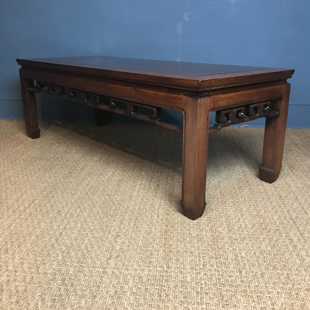 A Chinese Padouk low table circa 1920 View III