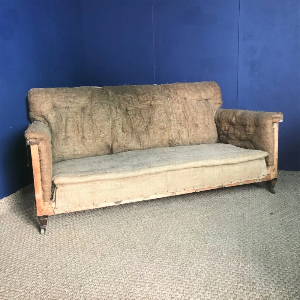 An Edwardian mahogany sofa circa 1910