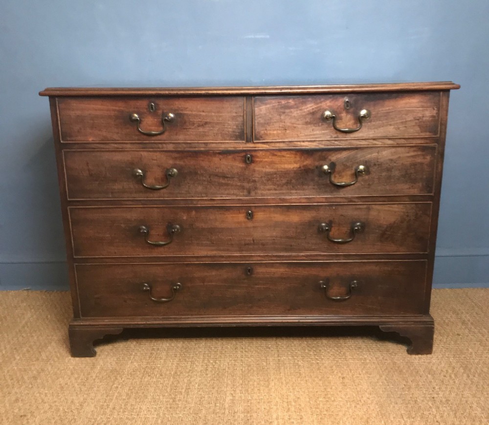 A Chippendale period mahogany Commode chest of drawers circa 1770