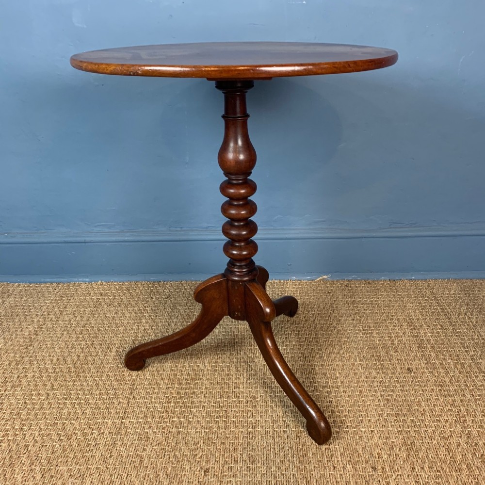 A Victorian mahogany tripod table circa 1860
