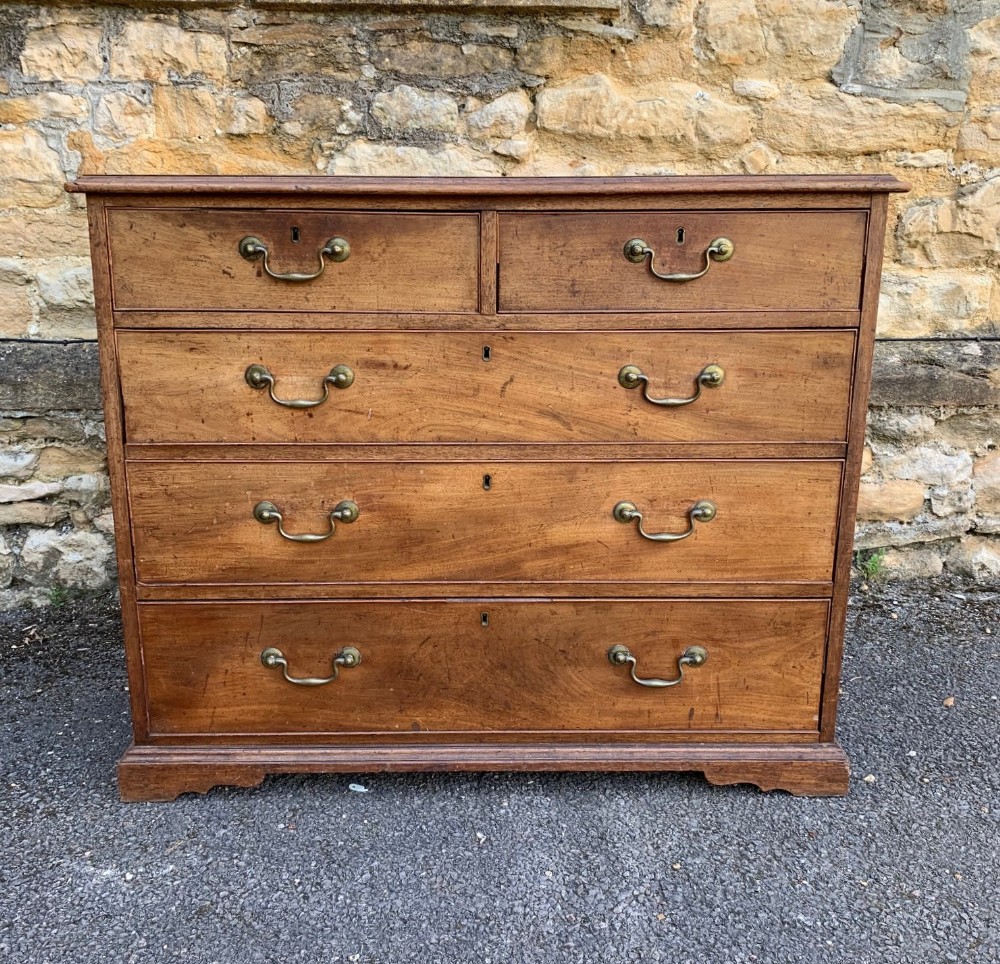 A  George 111 mahogany plan chest of drawers circa 1770 