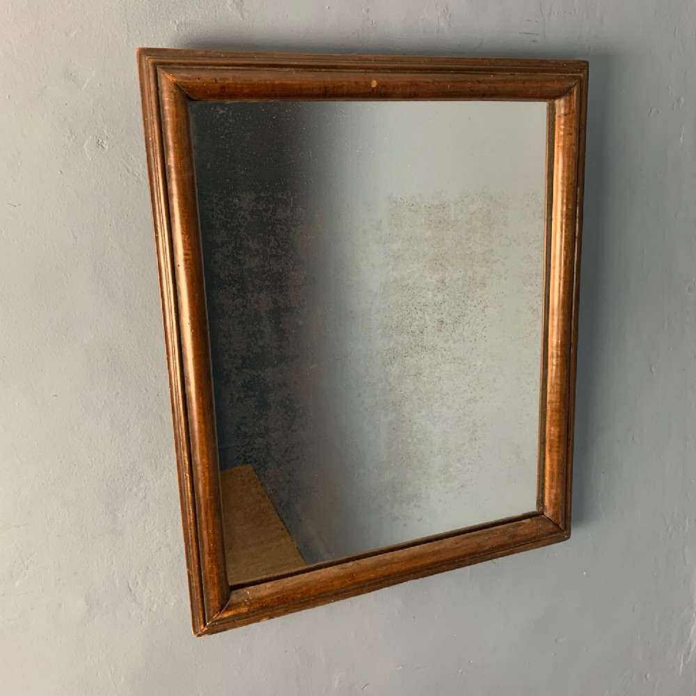 A small William IV mahogany mirror c 1835 