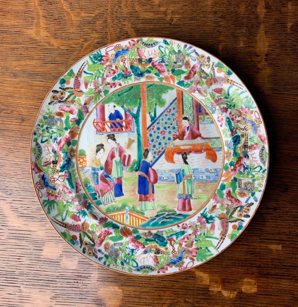 A 19th c Cantonese Plate