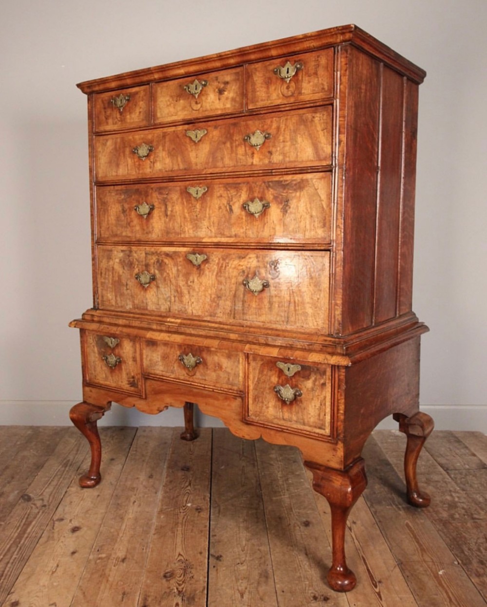 A George 1 walnut chest on stand circa 1725