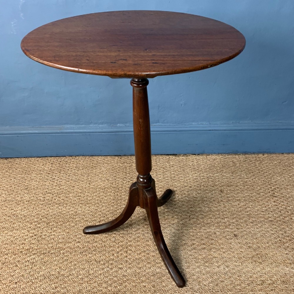 A George 111 mahogany tripod table circa 1790
