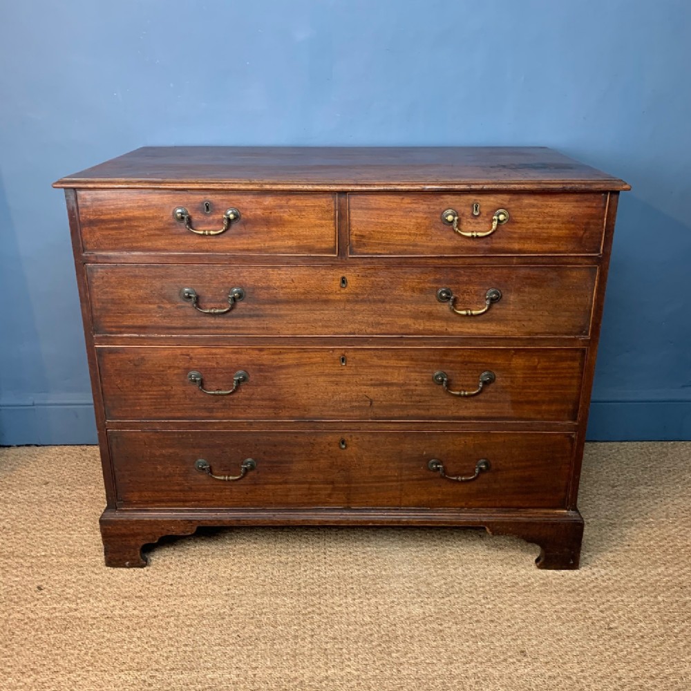 A George 111 mahogany chest of drawers circa 1780 