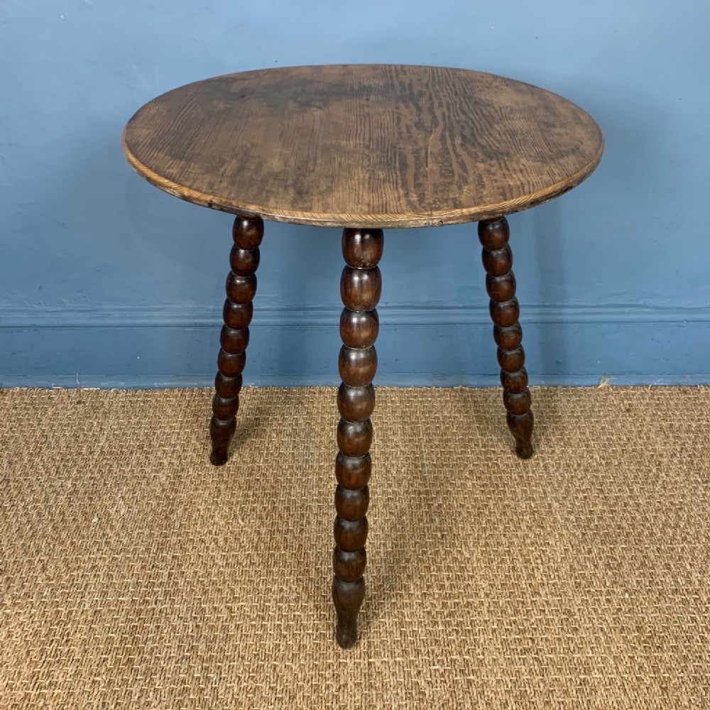 A Victorian pine cricket table circa 1890 