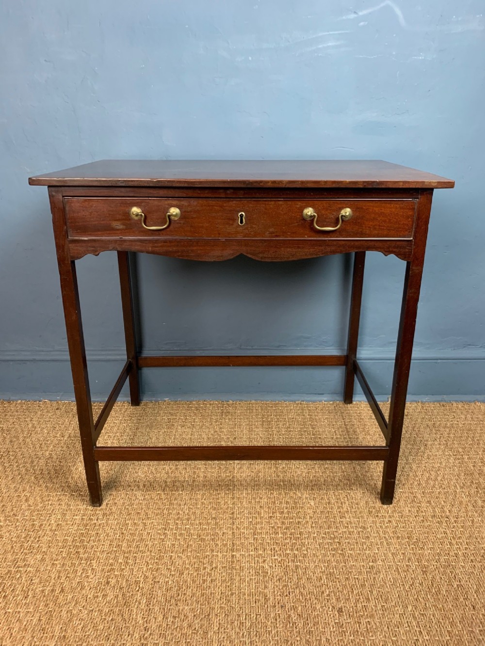 A George 111 mahogany side table circa 1790