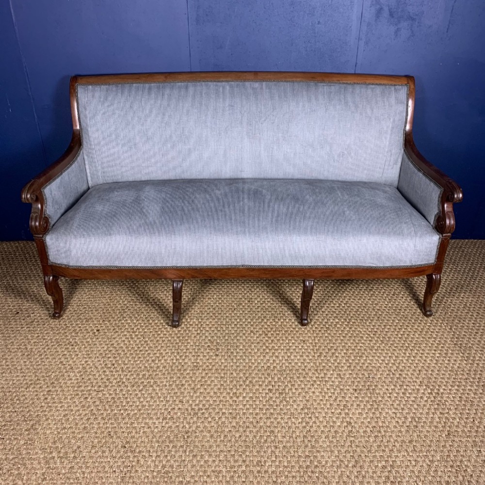 A Charles X mahogany sofa circa 1830