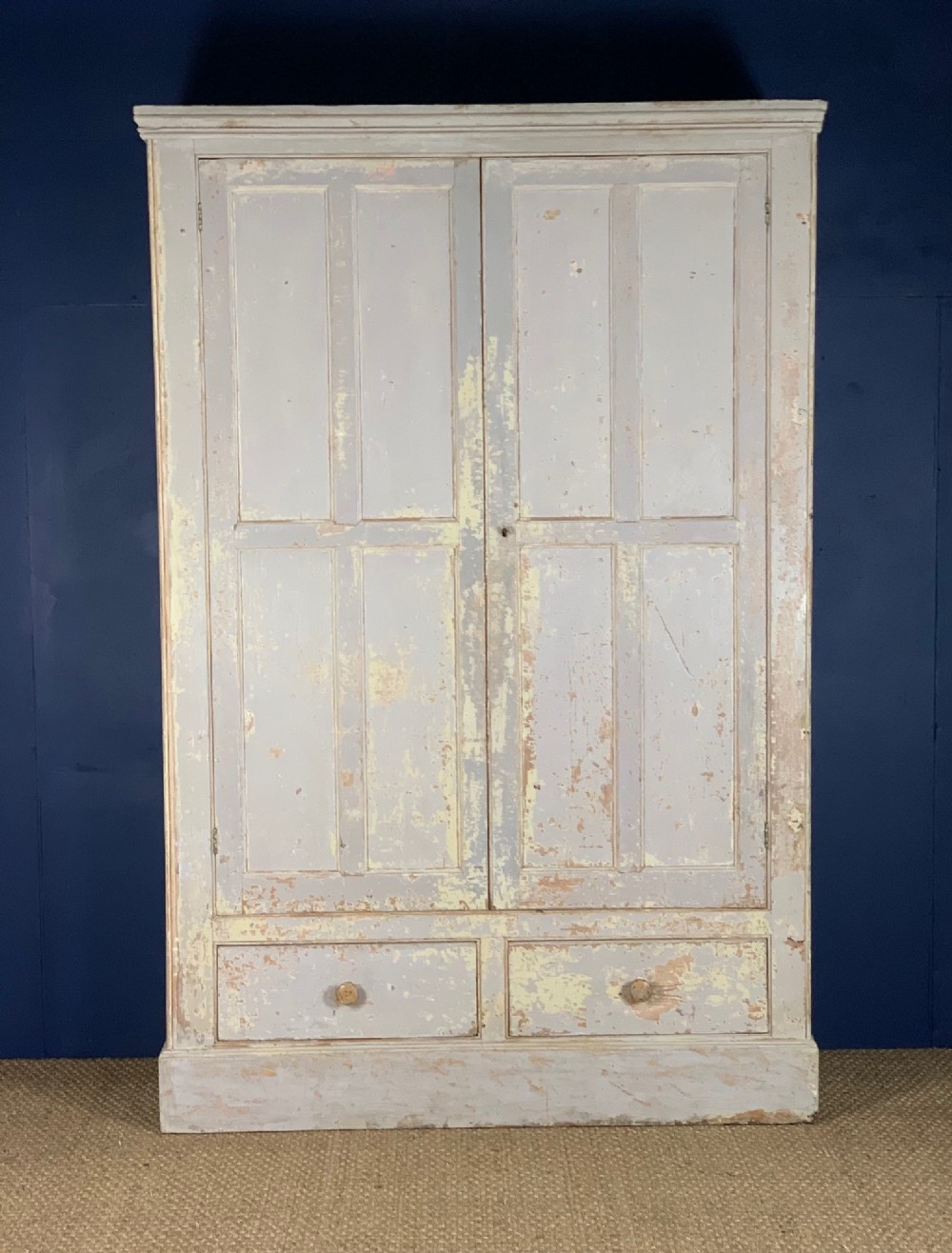 A late Georgian West Country pine housekeepers cupboard circa 1830
