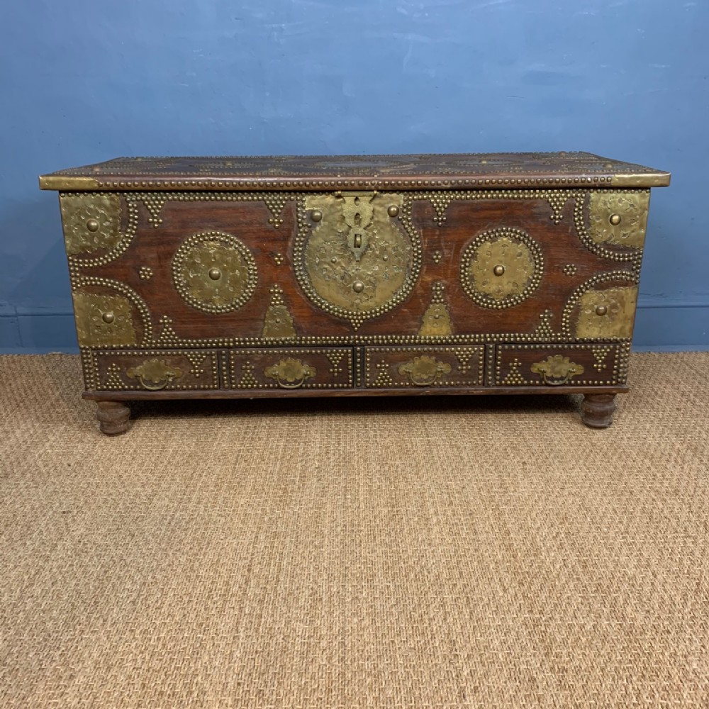 A large Zanzibar coffer circa 1860 
