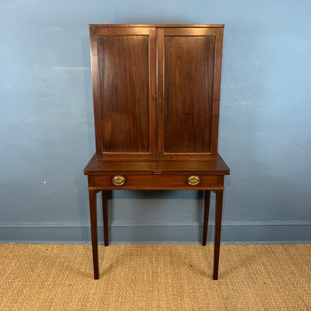 A George 111 mahogany estate desk circa 1800 