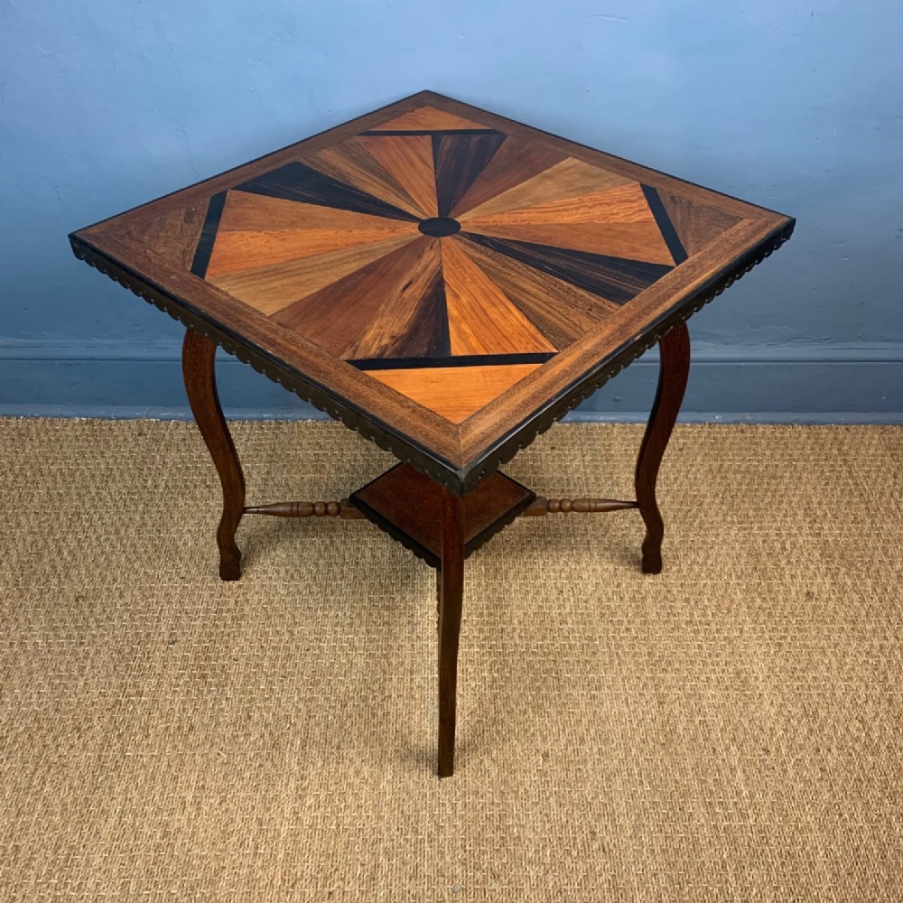 A Ceylonese Arts and Crafts Specimen table . Galle circa 1910