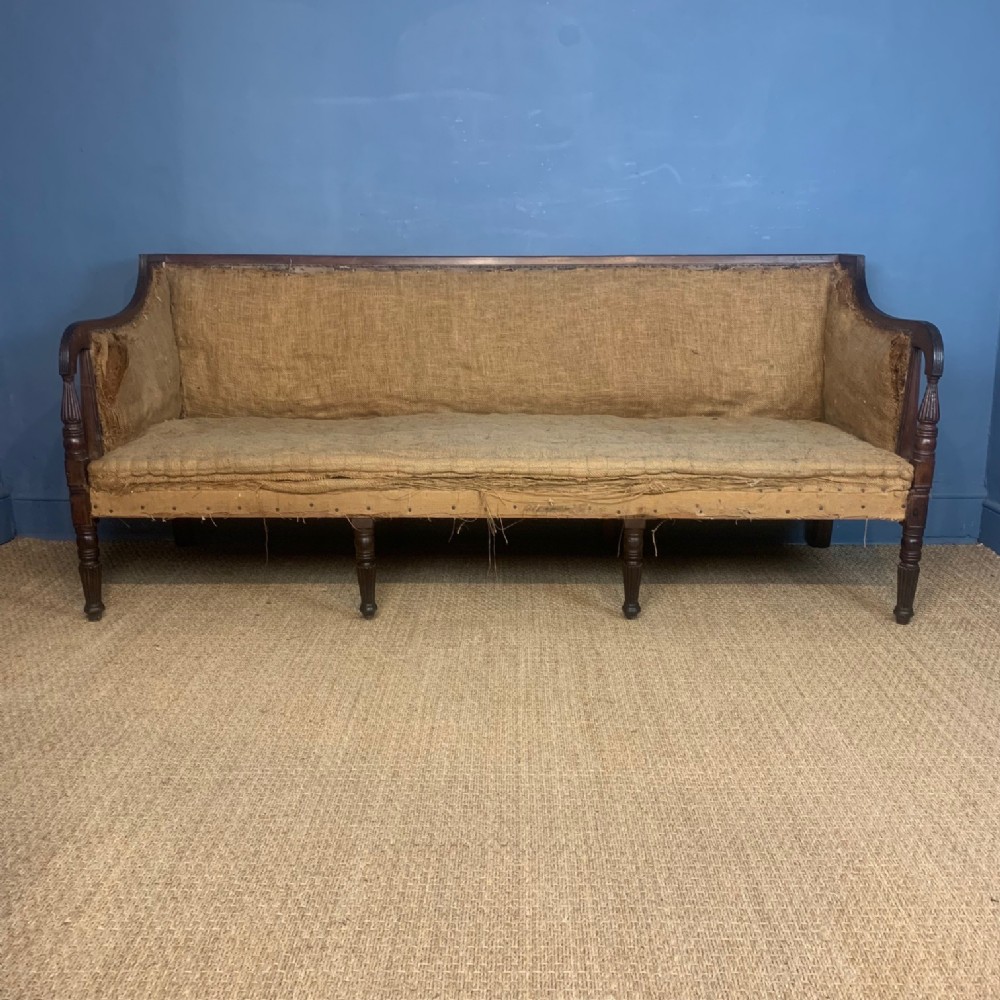 A George IV mahogany sofa circa 1825