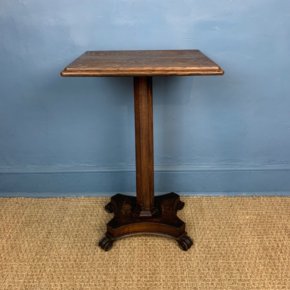 A William 1V oak pedestal table circa 1835