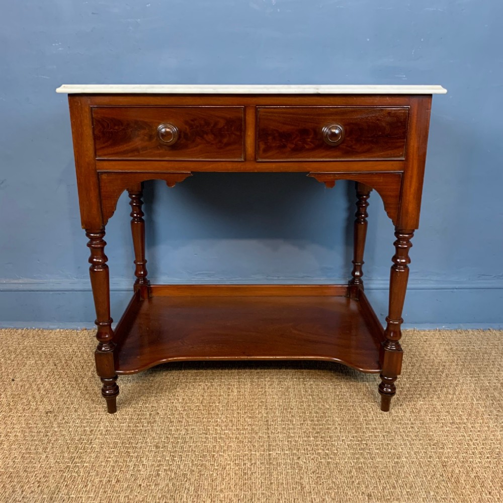 An early Victorian mahogany dressing table circa 1840