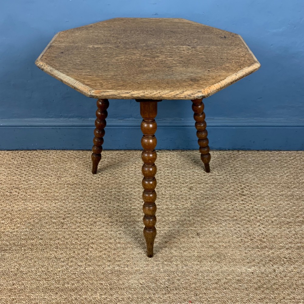 A Victorian oak gypsy table circa 1890 