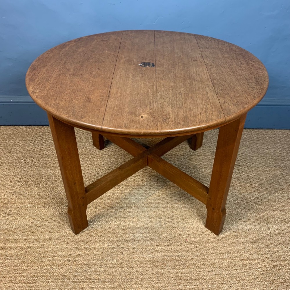 A Bombay Furniture Company circular coffee table circa 1920 
